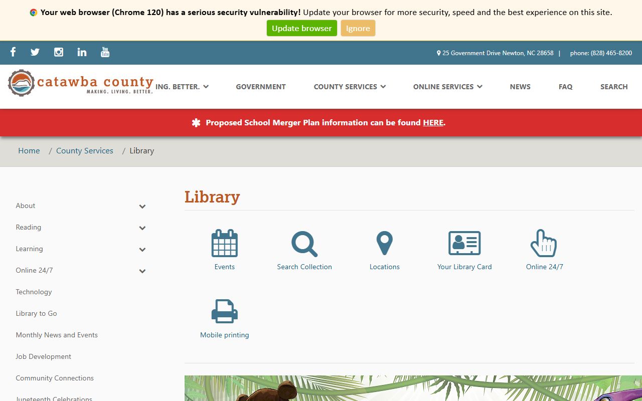 Hickory phone directory Catawba County Library branches