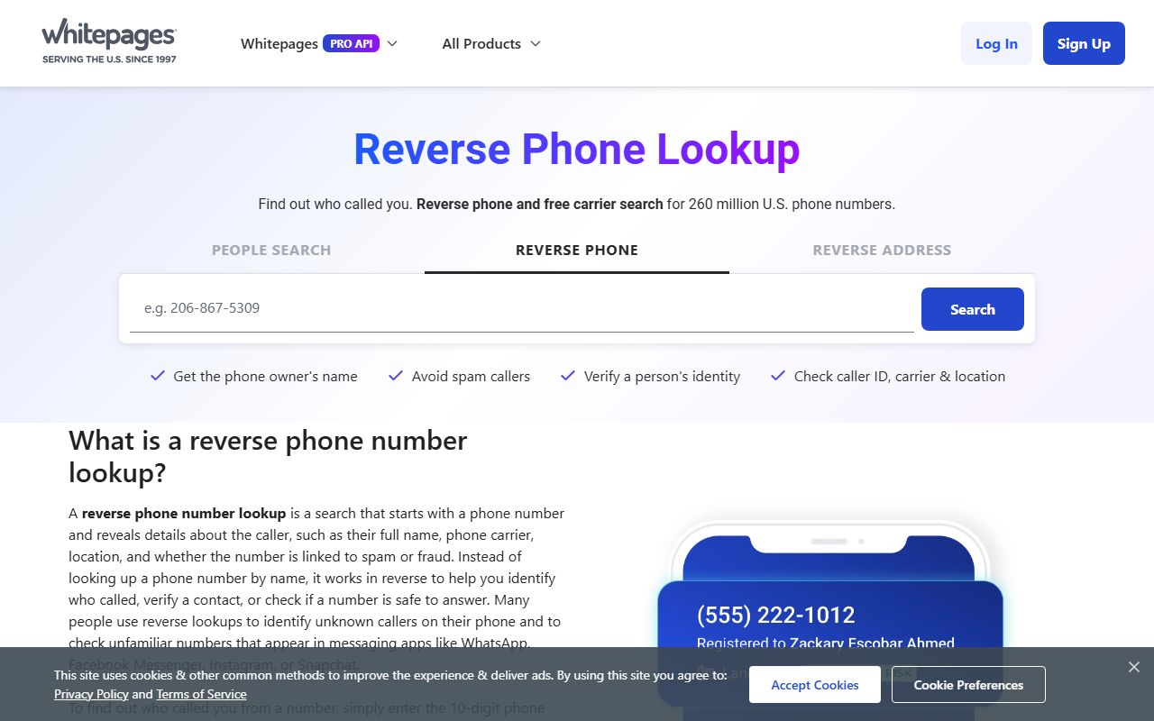 Hickory phone directory reverse phone lookup tool