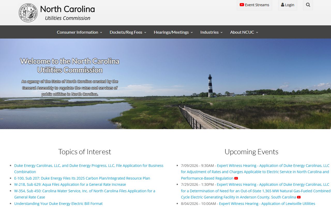 Hickory phone area codes North Carolina Utilities Commission reference