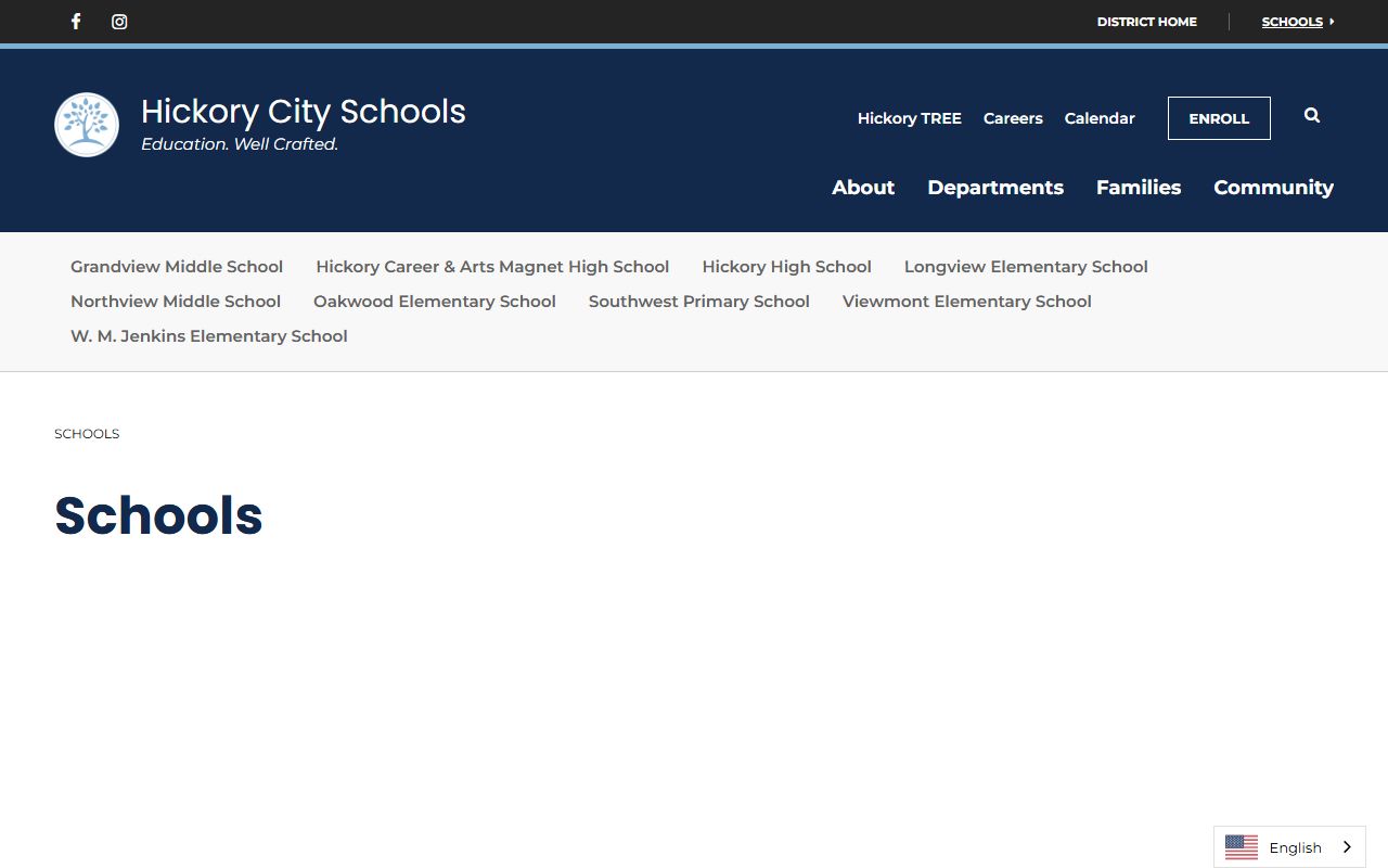 Hickory phone numbers public school listing